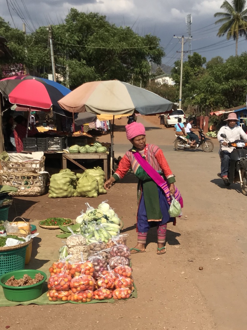 A Lisu woman at the market